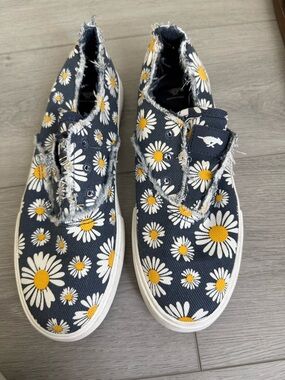 Rocket Dog Navy Daisy Slip-On Sneakers
